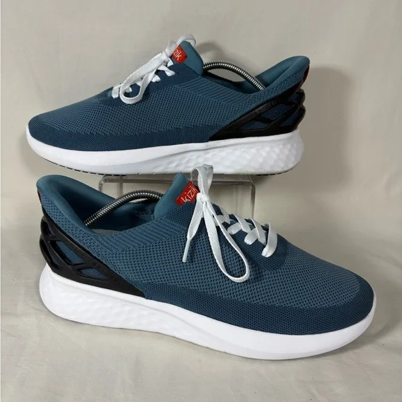 Kizik Unisex Athens Deep Sea Blue Hands Free Sneakers Size M's 10/W's 11.5 - Picture 1 of 10